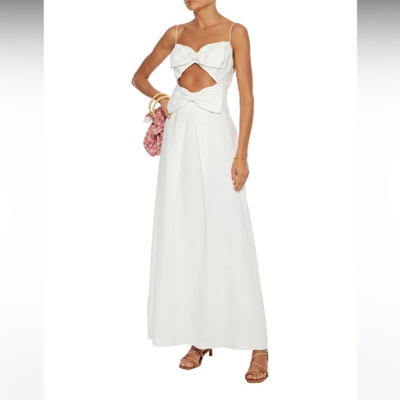 Chemisier Zimmermann En Lin Sheer Avec Lys - Taille 2 (US8/AU12), NEUF étiqueté
